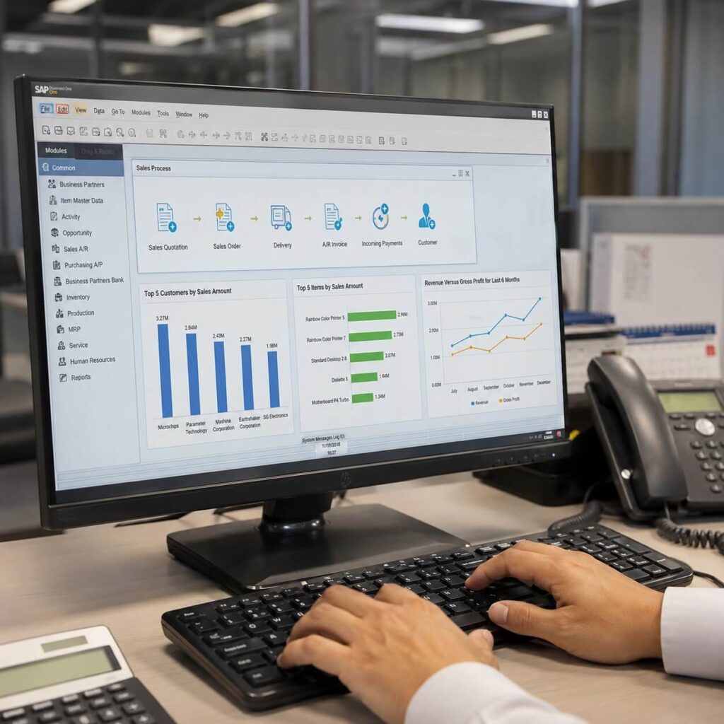 erp sap business one